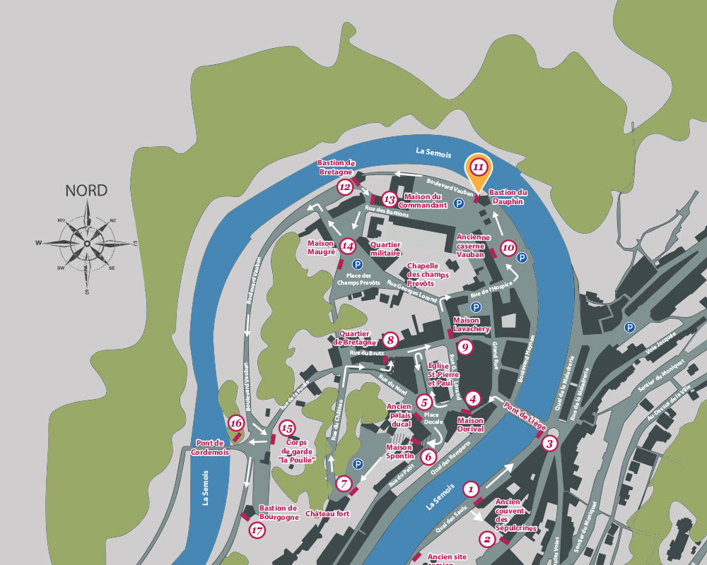 Carte du parcours