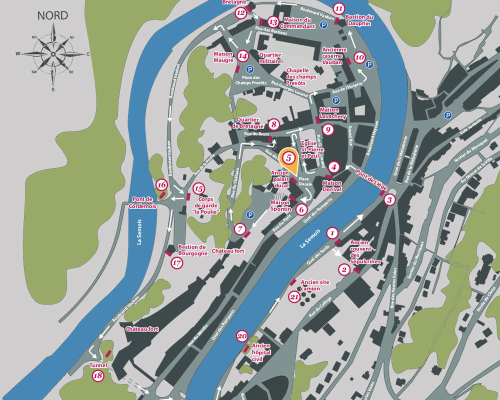 Carte du parcours